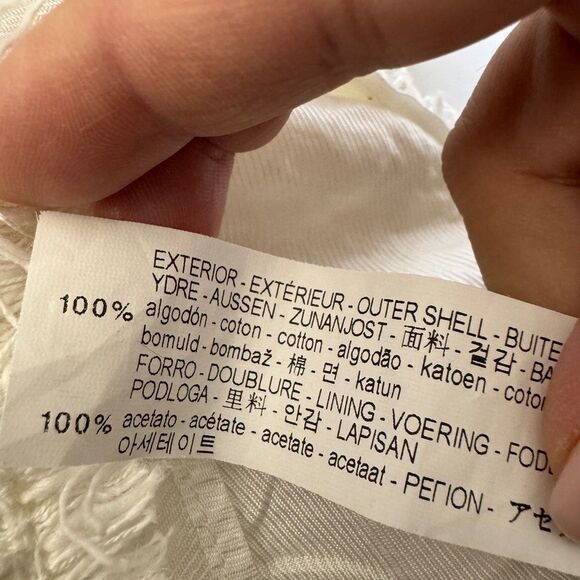 Zara Tweed Sleeveless Dress Ivory - Picture 8 of 9